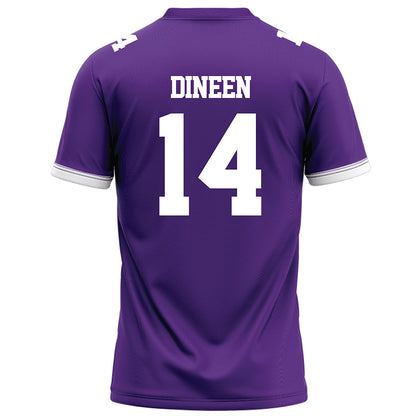 Kansas State - NCAA Football : Jet Dineen - Purple Football Jersey