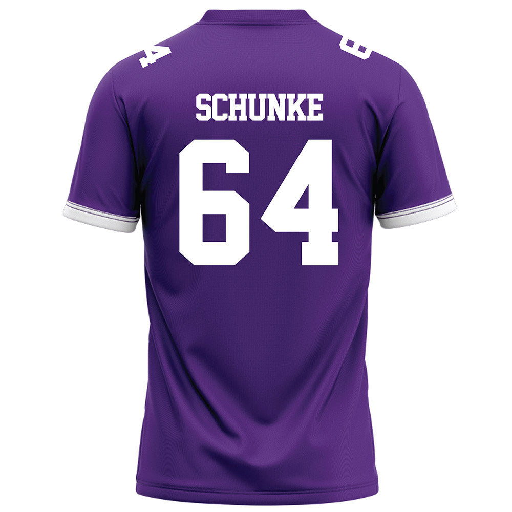 Kansas State - NCAA Football : Navarro Schunke - Purple Football Jersey