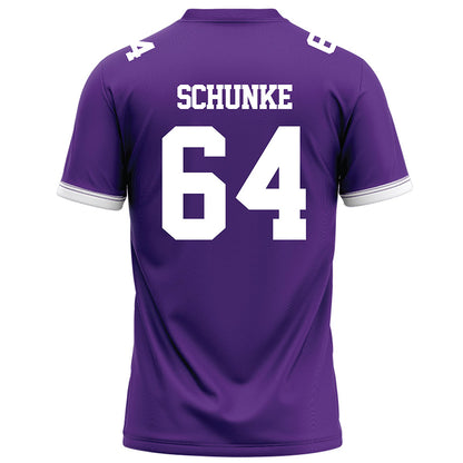 Kansas State - NCAA Football : Navarro Schunke - Purple Football Jersey