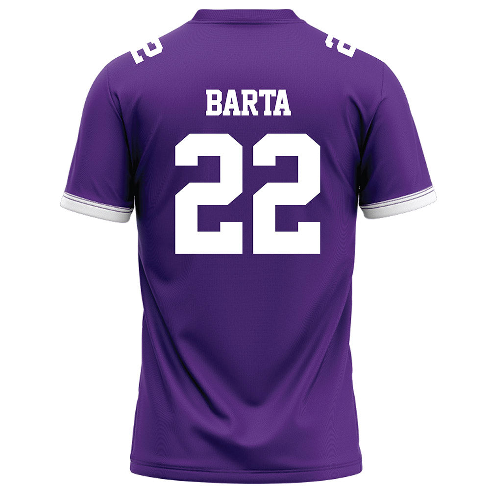 Kansas State - NCAA Football : Callen Barta - Purple Football Jersey