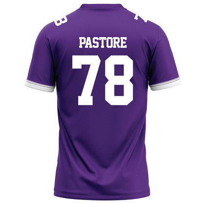 Kansas State - NCAA Football : John Pastore - Purple Football Jersey