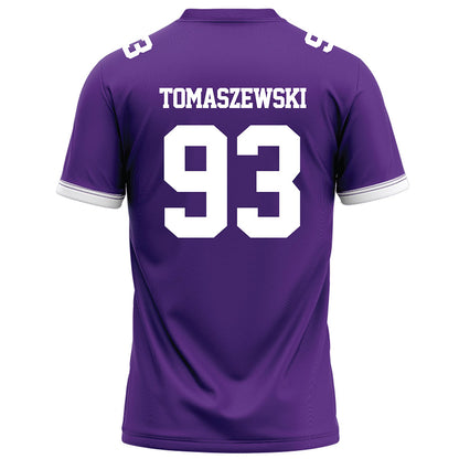 Kansas State - NCAA Football : Asher Tomaszewski - Purple Football Jersey