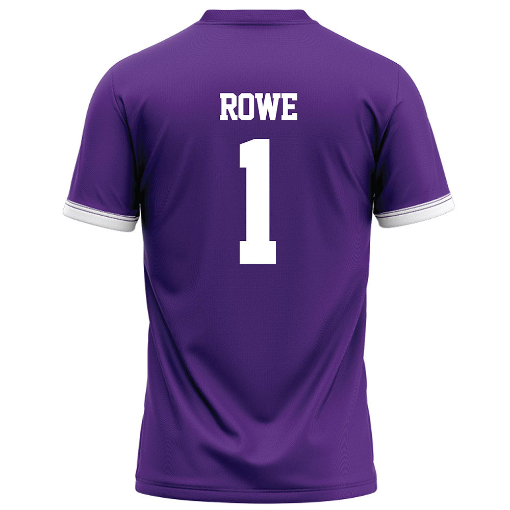Kansas State - NCAA Football : Jayden Rowe - Purple Football Jersey-1