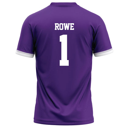 Kansas State - NCAA Football : Jayden Rowe - Purple Football Jersey-1