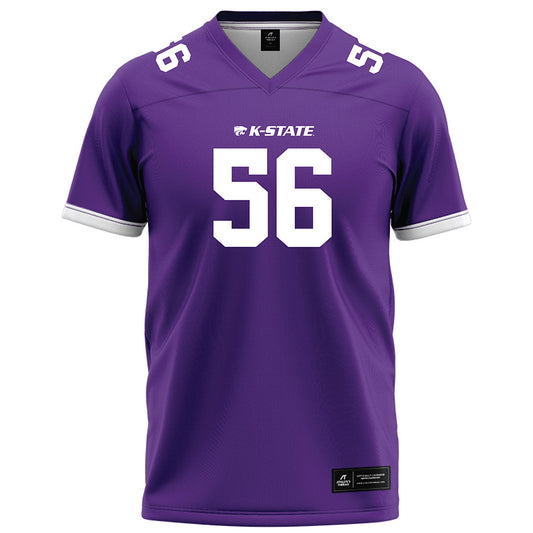 Kansas State - NCAA Football : Andrew Leingang - Purple Football Jersey