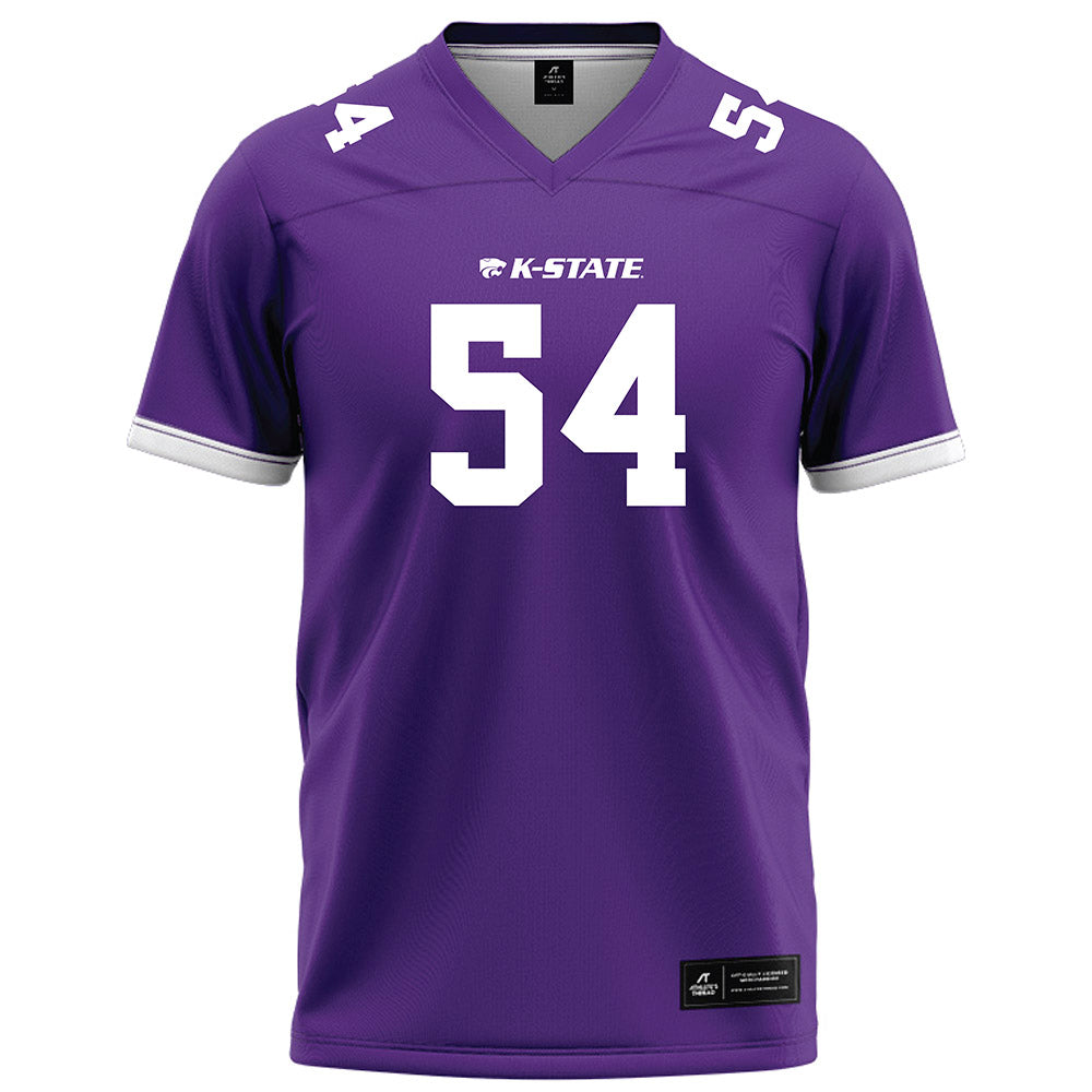 Kansas State - NCAA Football : Hadley Panzer - Purple Football Jersey