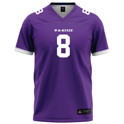 Kansas State - NCAA Football : Simon McClannan - Purple Football Jersey-0