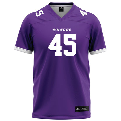 Kansas State - NCAA Football : Austin Romaine - Purple Football Jersey