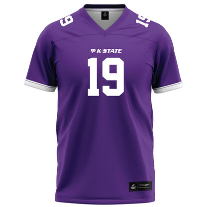 Kansas State - NCAA Football : Garrett Harstad - Purple Football Jersey
