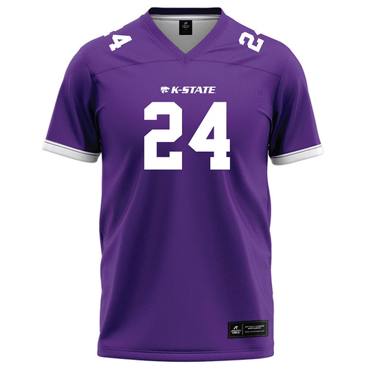 Kansas State - NCAA Football : Martel Jackson - Purple Football Jersey-0