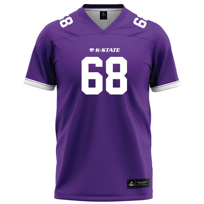 Kansas State - NCAA Football : Joe Vickers - Purple Football Jersey-0