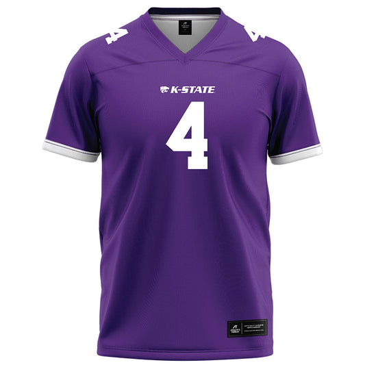 Kansas State - NCAA Football : Daniel Cobbs - Purple Football Jersey-0