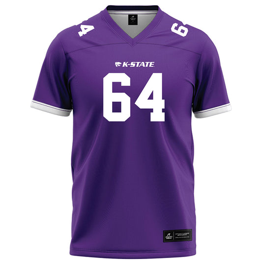 Kansas State - NCAA Football : Navarro Schunke - Purple Football Jersey