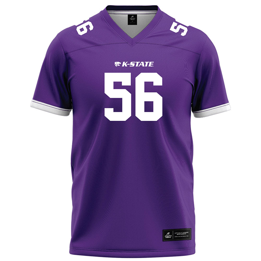 Kansas State - NCAA Football : Damian Ilalio - Purple Football Jersey