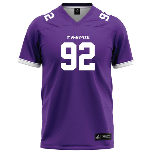 Kansas State - NCAA Football : Truman Griffith - Purple Football Jersey-0