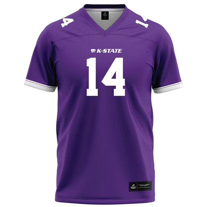 Kansas State - NCAA Football : Jet Dineen - Purple Football Jersey