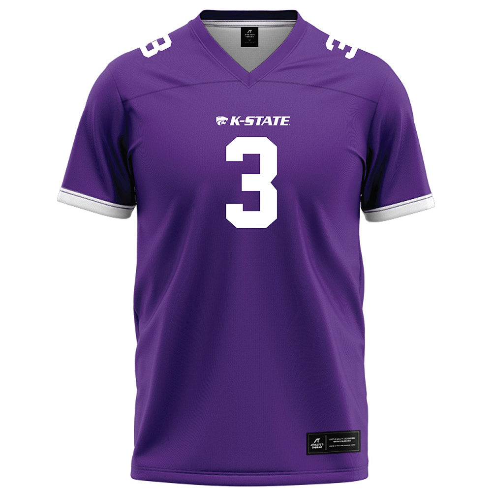 Kansas State - NCAA Football : Gunner Maldonado - Purple Football Jersey-0