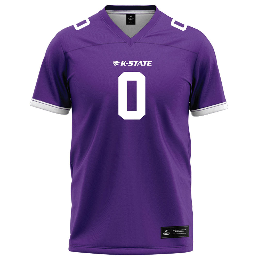 Kansas State - NCAA Football : Linkon Cure - Purple Football Jersey-0