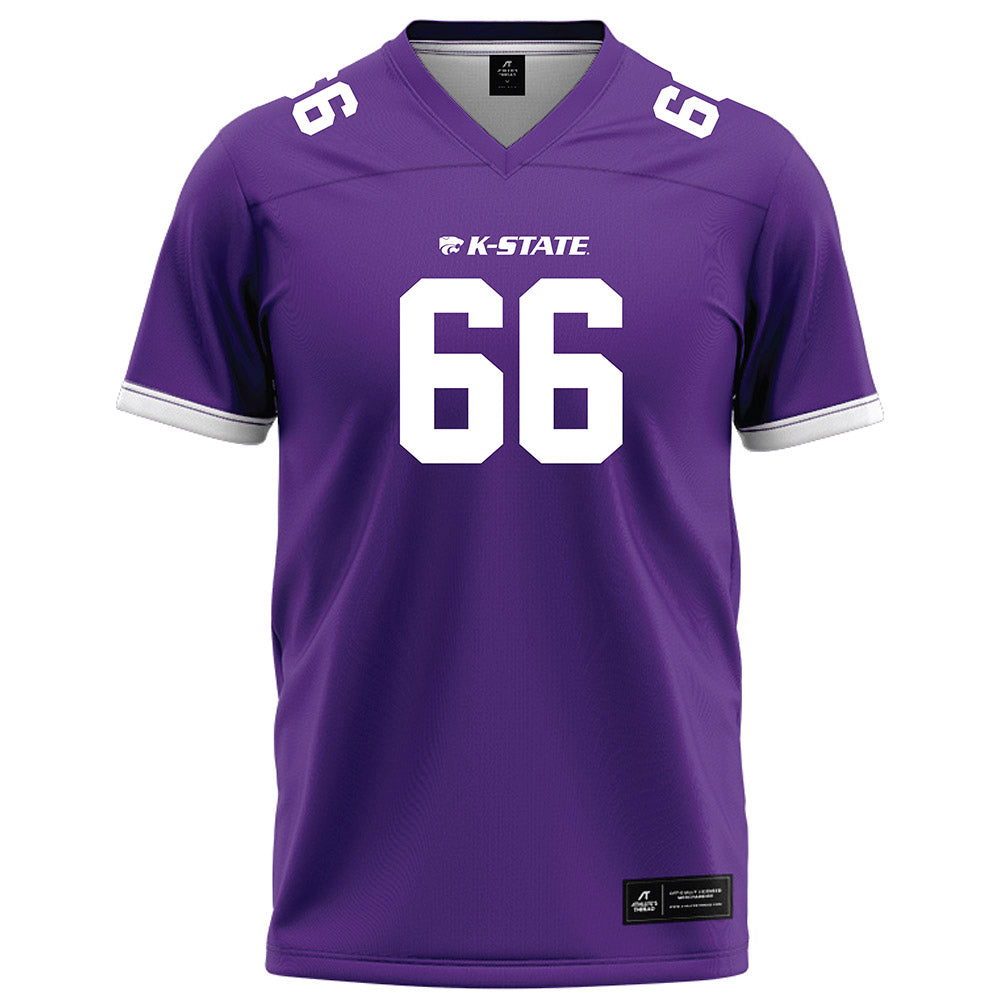 Kansas State - NCAA Football : Michael Capria - Purple Football Jersey