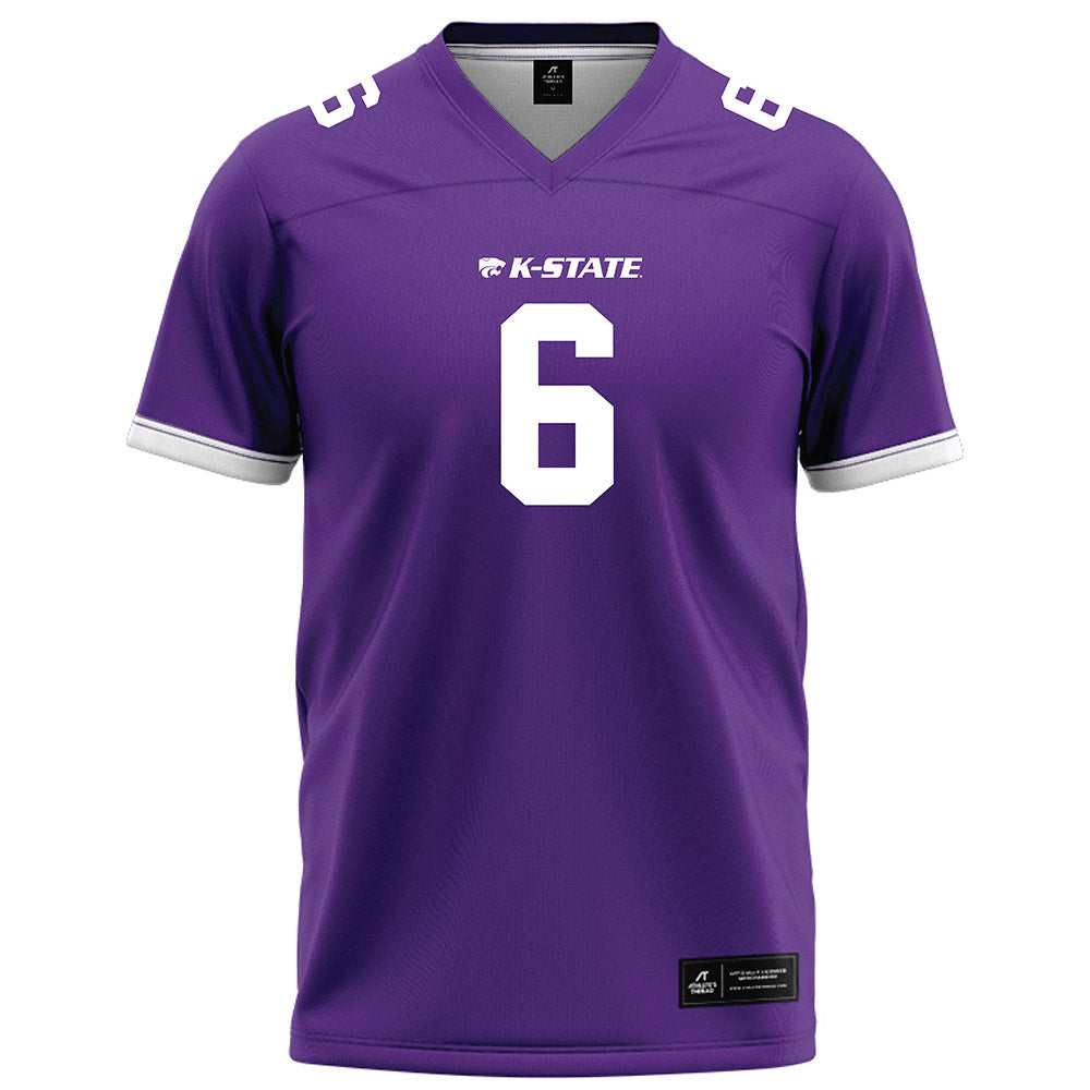 Kansas State - NCAA Football : Qua Moss - Purple Football Jersey-0