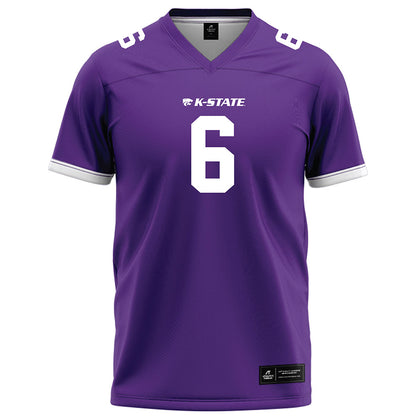 Kansas State - NCAA Football : Qua Moss - Purple Football Jersey-0