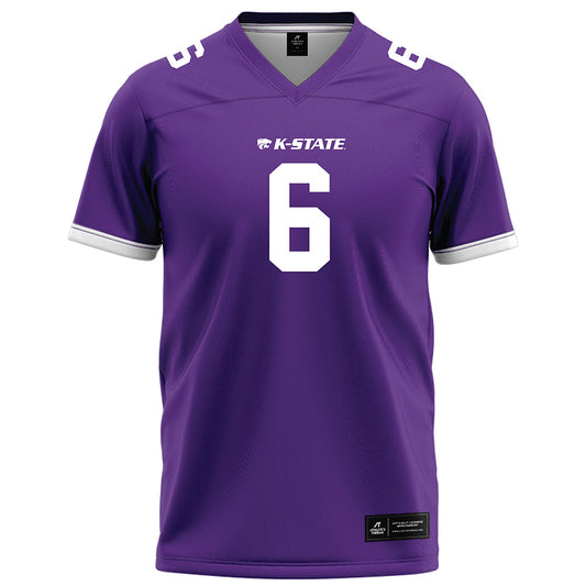 Kansas State - NCAA Football : Qua Moss - Purple Football Jersey-0
