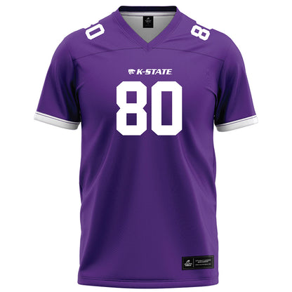 Kansas State - NCAA Football : Will Anciaux - Purple Football Jersey