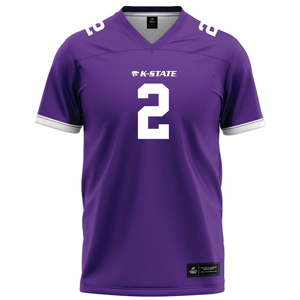 Kansas State - NCAA Football : Avery Johnson - Purple Football Jersey