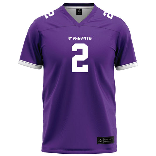 Kansas State - NCAA Football : Avery Johnson - Purple Football Jersey