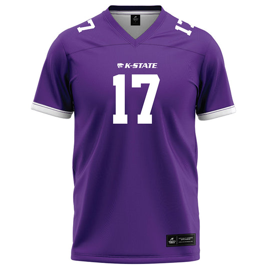 Kansas State - NCAA Football : Adonis Moise - Purple Football Jersey-0