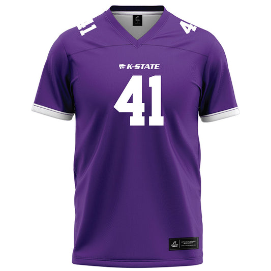Kansas State - NCAA Football : Ashton Moore - Purple Football Jersey-0