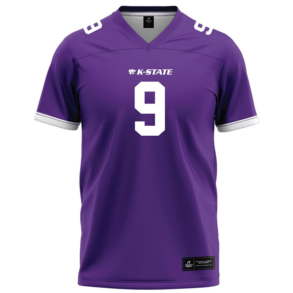 Kansas State - NCAA Football : Donovan McIntosh - Purple Football Jersey
