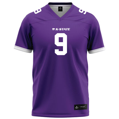 Kansas State - NCAA Football : Donovan McIntosh - Purple Football Jersey