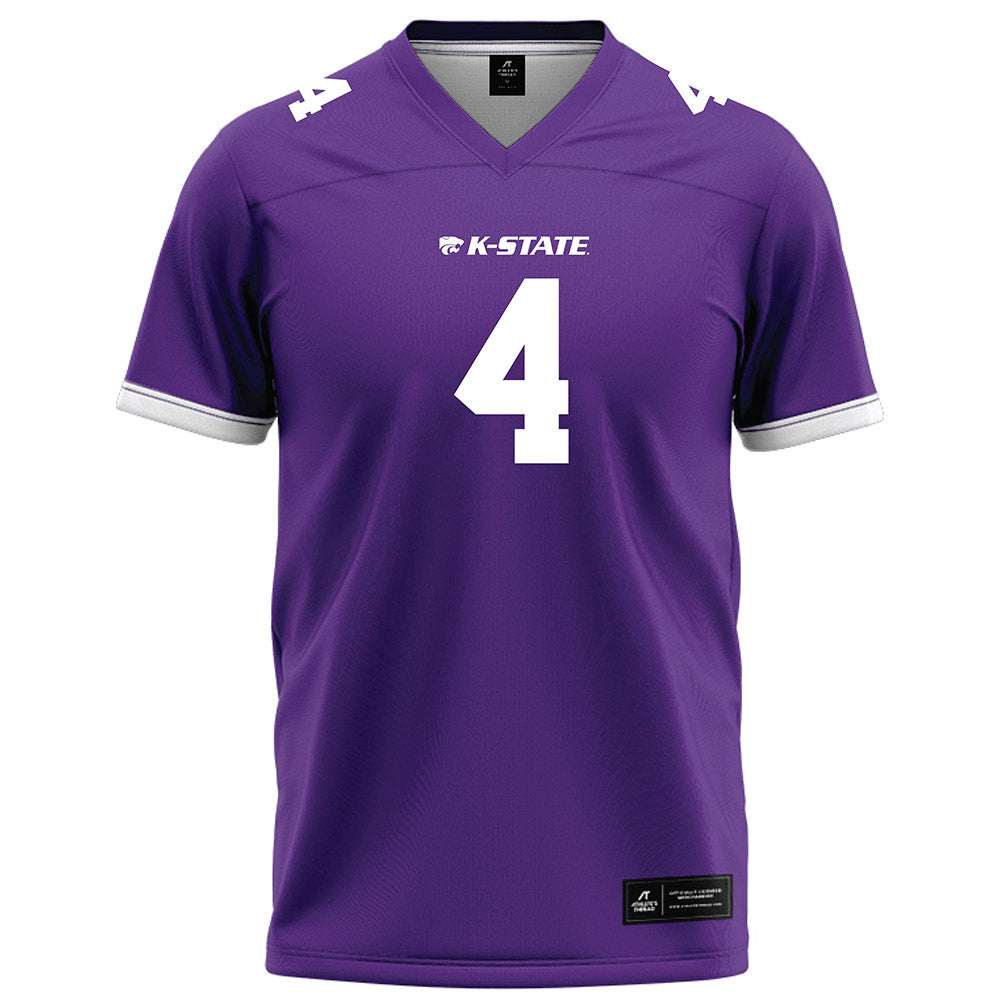 Kansas State - NCAA Football : Joe Jackson - Purple Football Jersey