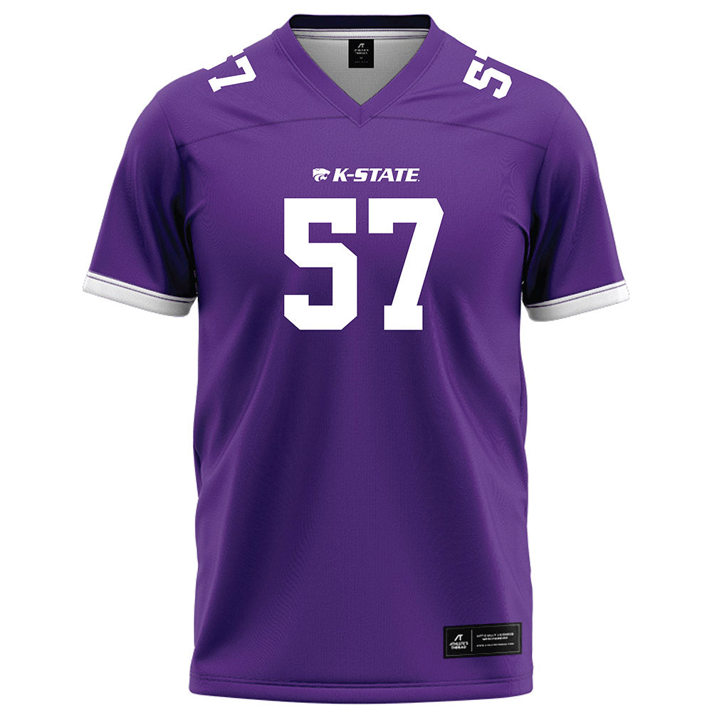 Kansas State - NCAA Football : Beau Palmer - Purple Football Jersey