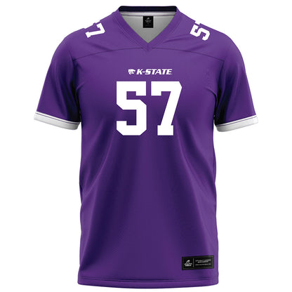 Kansas State - NCAA Football : Beau Palmer - Purple Football Jersey