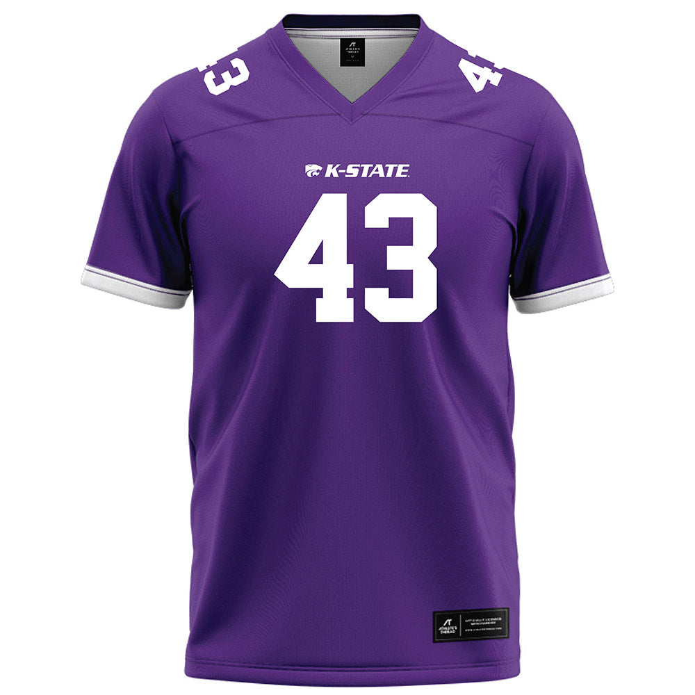 Kansas State - NCAA Football : Luis Rodriguez - Purple Football Jersey-0