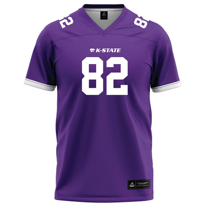 Kansas State - NCAA Football : Justin Stephens - Purple Football Jersey-0