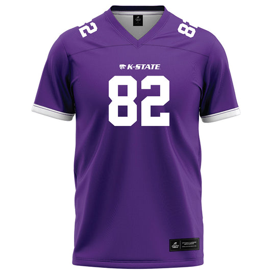 Kansas State - NCAA Football : Justin Stephens - Purple Football Jersey-0