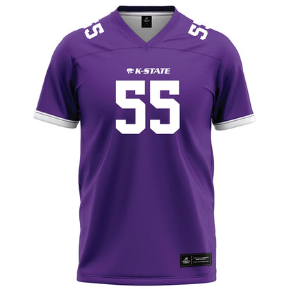 Kansas State - NCAA Football : Kyle Rakers - Purple Football Jersey