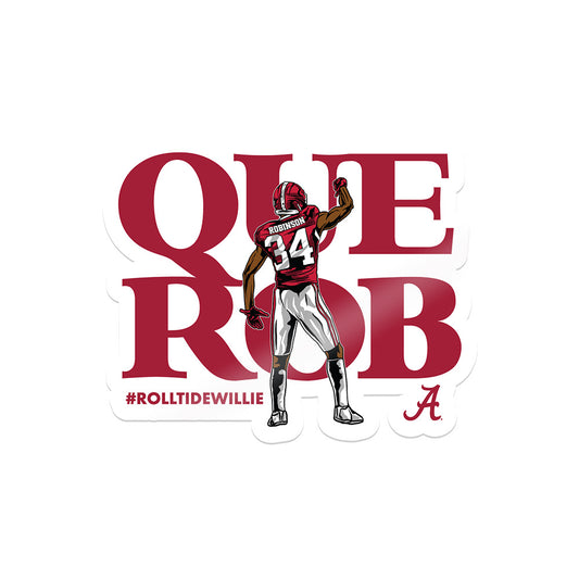 Alabama - NCAA Football : Quandarrius Robinson x Roll Tide Willie - Sticker Individual Caricature