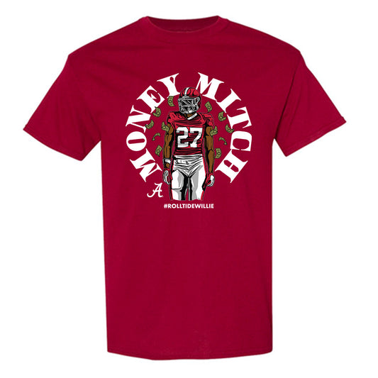 Alabama - NCAA Football : Tony Mitchell x Roll Tide Willie - T-Shirt Individual Caricature