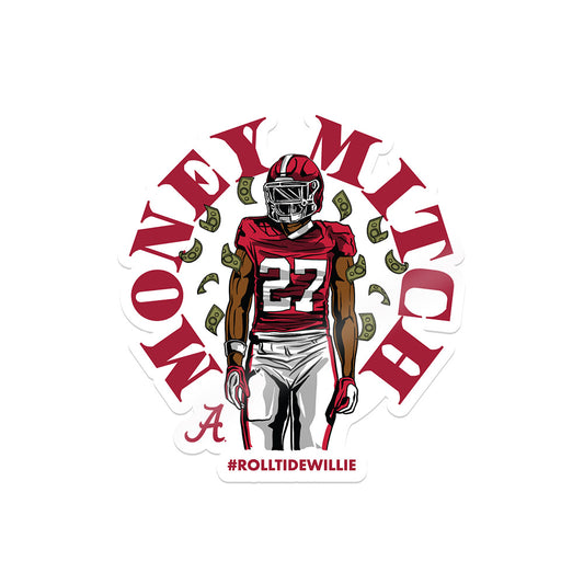Alabama - NCAA Football : Tony Mitchell x Roll Tide Willie - Sticker Individual Caricature