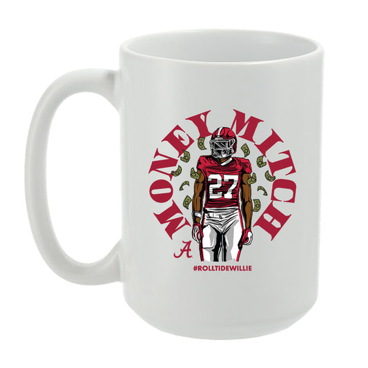 Alabama - NCAA Football : Tony Mitchell x Roll Tide Willie - Coffee Mug Individual Caricature