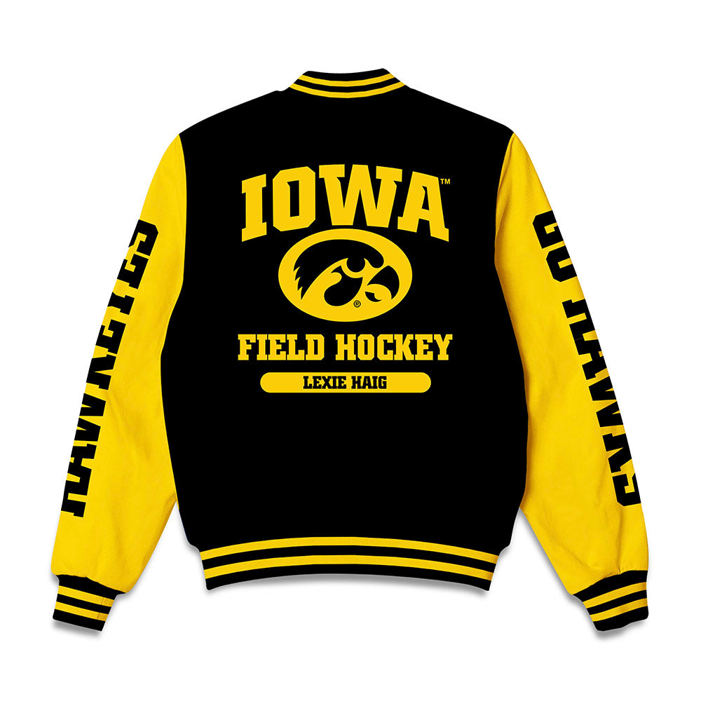 Iowa - NCAA Women's Field Hockey : Lexie Haig - Bomber Jacket-1