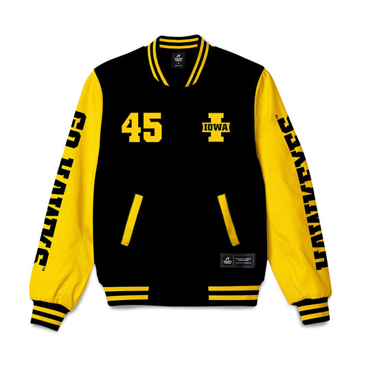 Iowa - NCAA Baseball : Blake Guerin - Bomber Jacket