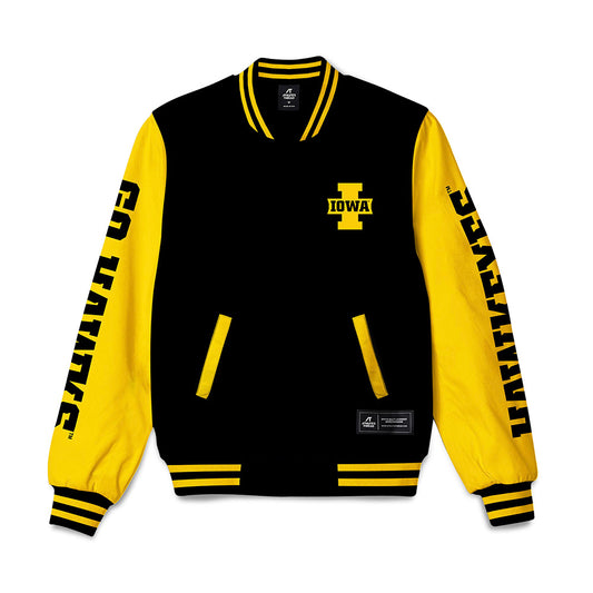 Iowa - NCAA Men's Track & Field : Tyler Kenaga - Bomber Jacket