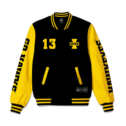 Iowa - NCAA Softball : Skylinn Pogue - Bomber Jacket-0