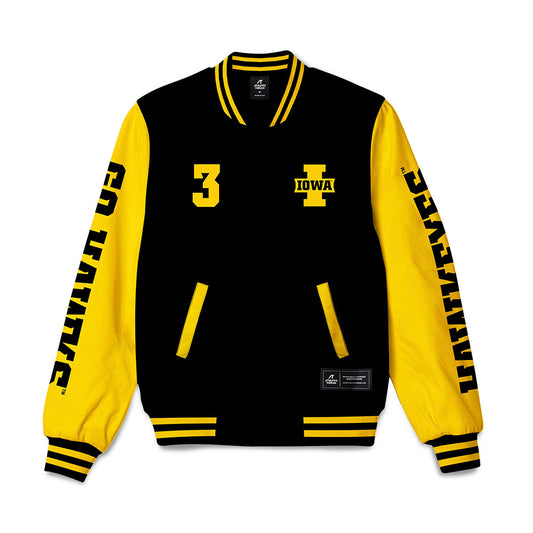 Iowa - NCAA Men's Gymnastics : Nolan Levy - Bomber Jacket