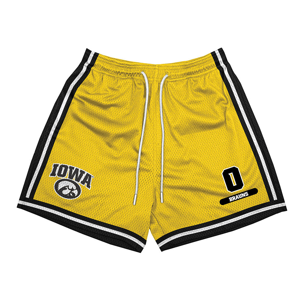 Iowa - NCAA Men's Basketball : Even Brauns - Fashion Shorts